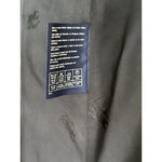 Authentic Burberry 100% Wool Navy Blue Midi Trench Coat Women's 10 Waterproof