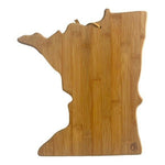Totally Bamboo Minnesota State Shaped Cutting Serving Board 13.25x11.75 NWT