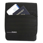 Unisex PRIORITY Black Nylon Crossbody iPad Travel Everyday Bag NWT