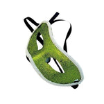 Glittery Green Costume Mask Masquerade Carnival Party Accessory Adult VG