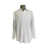 Nordstrom Men's Beige Plaid Button Down Shirt 16.5-35 Organic Cotton VG