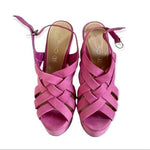 ALDO Pink Suede Peep Toe Stiletto Pumps High Heel Shoes Women’s 5.5