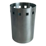Oneida Stainless Steel Utensil Holder Caddy Silver Kitchen Organizer 6" Tall