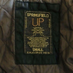 Springfield UP Men's Black Zip Front Blazer Jacket S Windbreaker VG