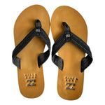 BILLABONG KAI Women’s Off Black Braided Vegan Leather Sandals Flip Flops 6.5