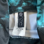 ONZIE JAZZERCISE Women Leggings S/M Cadet Blue Tie Dye High Rise Compression NWT