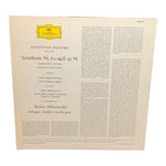 LP Johannes Brahms  - Symphonie Nr. 4 Vinyl Record