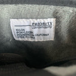 Unisex PRIORITY Black Nylon Crossbody iPad Travel Everyday Bag NWT