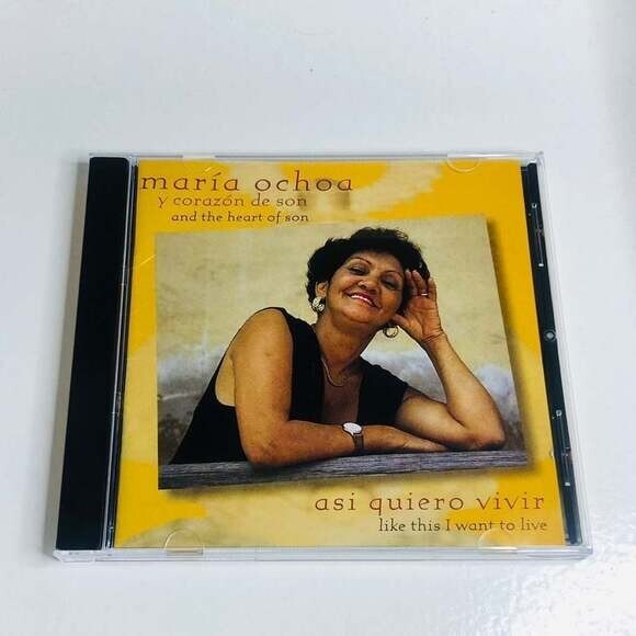 Rare CD! Maria Ochoa - Asi Quiero Vivir CD Album VG+ Corazon de Son Latin Music
