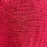 Gap Men's Wine Red Merino Wool V-Neck Sweater L 100% Extra Fine Merino Good+