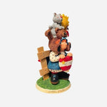 Center Street Design Li-Bear-ty Stars Stripes Ceramic Figurine 5.5" 4th July NIB