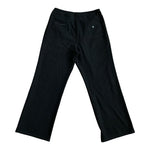 CHICO'S Women's Black Flat Front Capri Pants Size 1.5 (US 8/10) Mid Rise Fitted