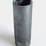 Stanley 5/8" Deep Spark Plug Socket 86-380 6-Point Workmaster USA 2.5" G+