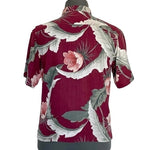 Tommy Bahama Men's Floral Print Hawaiian Beach Shirt S Cotton Short Sleeve EXC