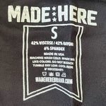 MADE HERE All American Black Red Viscose Rayon Spandex Boxer Brief Mens Sz S New