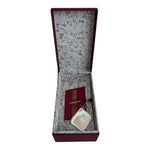 Jacques Marie Mage Jullien Burgundy Empty Box Certificate Silk Pouch 110/350 EXC