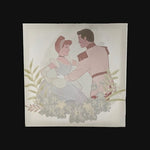 Walt Disney Cinderella Prince Charming Fine Art Print 12"x12" Wood Frame VG