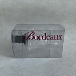 Bordeaux Wine Aerator Glass Bottle Cork Pourer Stopper Preserver Transparent NIB