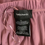 R&M Richards Donna Metallic Lace 3 Piece Pants Set Dark Rose Size 8
