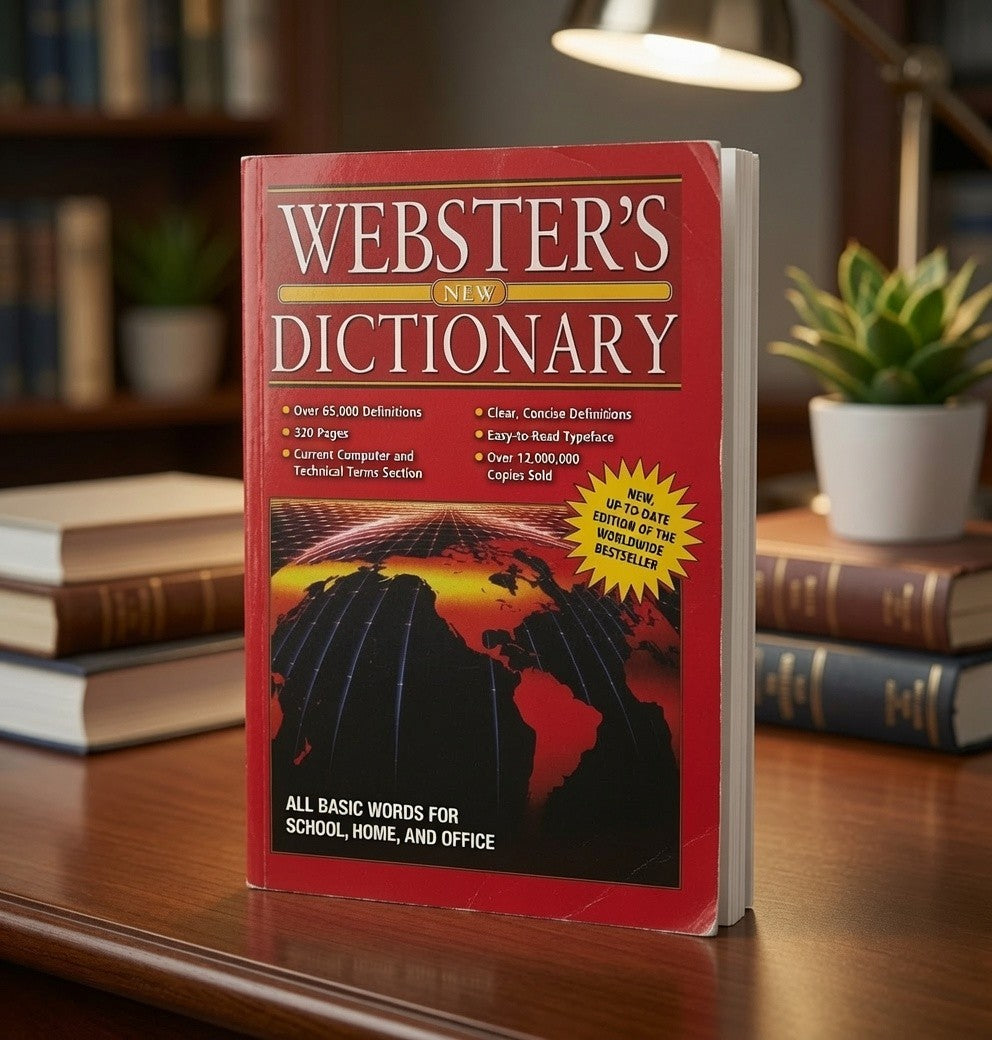 Webster's New Dictionary 2013 Updated Edition PB 65,000 Definitions VG
