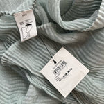 Nordstrom BP Light Aqua Blue Plisse Scarf 104x32” Multifunctional NWT