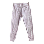 PUMA Lila Logo Band High Waist Cropped Leggings Pink Lilac Womens Size L