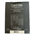 Vintage Calvin Klein Ultra Sheer Lycra Pantyhose Almost Black Size A Control Top