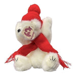 TY Attic Treasures Peppermint White Polar Bear 9.5" 1993 Holiday Collection NWT