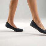 G.H. Bass & Co Lana Women’s 9.5M Blue Leather Slip-On Ballet Flats