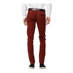 RSQ Seattle Burgundy Red Cotton Spandex Skinny Tapered Flat Front Chino Pants 31