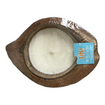 TIKI Brand Paradise Backyard Large Coconut Shell Candle 3.3oz Indonesia NEW