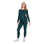 Old Navy Maternity PJ Set Jersey Top Pants Plaid Green Blue Pink Cotton NWT