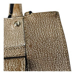 Rebecca Minkoff Metallic Gold Leather Crossbody Bag Small Shoulder Tote Bag Good