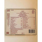 CD Carl Orff, Eva Jenisova, Vladimir Dolezal, Ivan Kusnjer - Carmina Burana