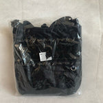 Nautica Black Nylon Captain's Quarters Hobo Crossbody Travel Bag NWT