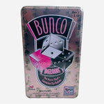 Bunco Deluxe Cardinal Games Dice Game Tin 4-12 Players Family Party New Sealed