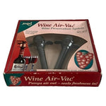 Vintage Jokari Air Vac Wine Pump Preservation System Twin Pack Black NIB