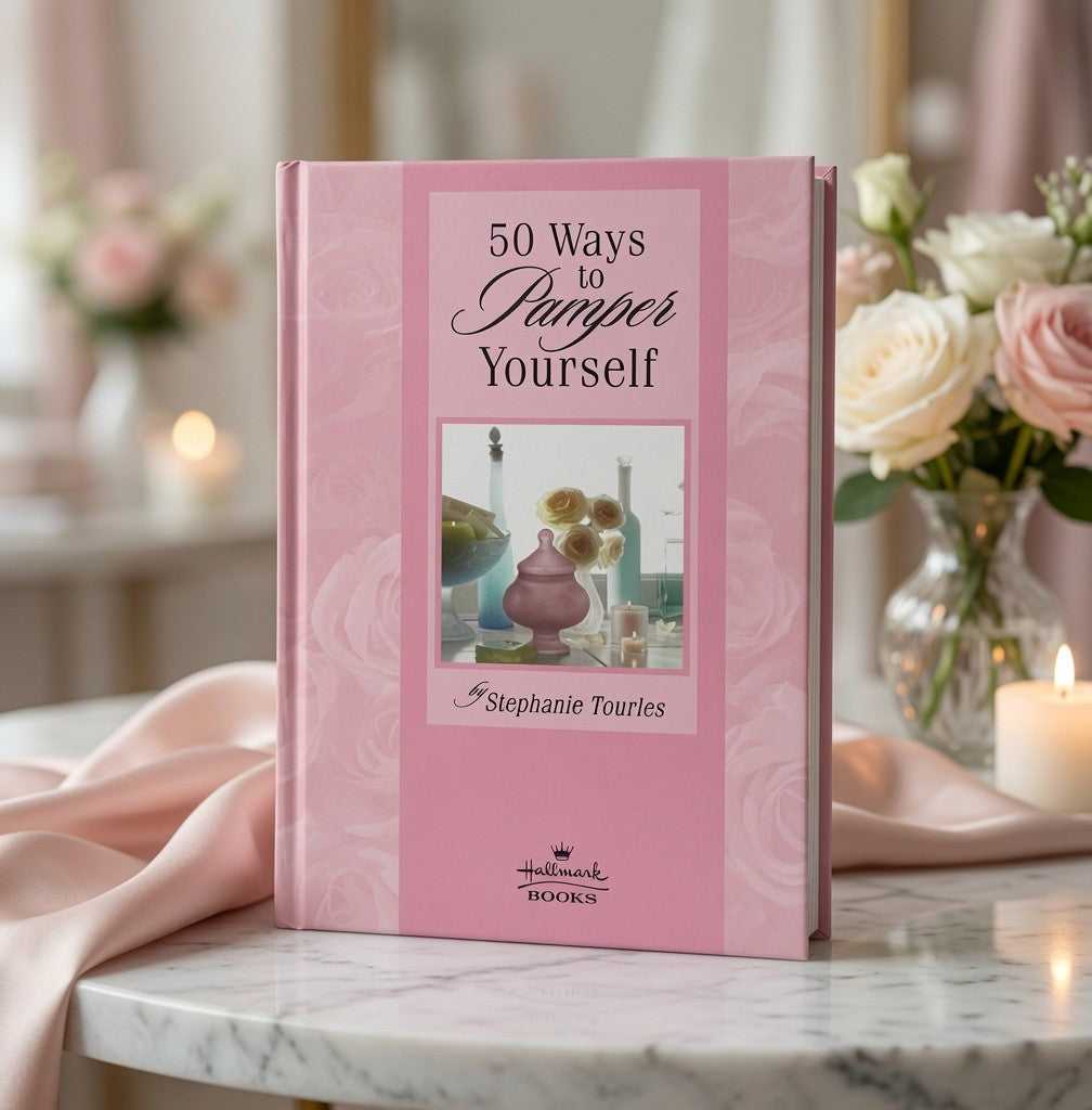 50 Ways to Pamper Yourself Stephanie Tourles Hallmark Books Hardcover 1999 EXC