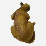 Cougar Puma Statue 5" Sandcast Hand Painted Hunting Pose Wildlife Figurine