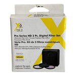NIB XIT 62mm Pro Series 3 Pc HD Digital Camera Filter Set UV CPL FL-D
