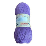 Selanusa Jimmy's Soft Cotton Yarn Purple Swirl String Knitting Crochet NWT