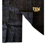 UNDER NY SKY Black Denim Bib Apron with Pockets Barber Barista Chef Uniform NIP