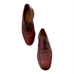 Manistee Brown Leather Lace Up Dress Shoes Mens Size 13 Pre Owned