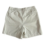 GAP Beige Cotton Bermuda Chino Shorts Women Size 10 Khaki Casual 6.5" Inseam EXC