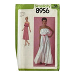 Simplicity 8956 Vintage Sewing Pattern Misses Dress Size 6 8 New Uncut Vintage