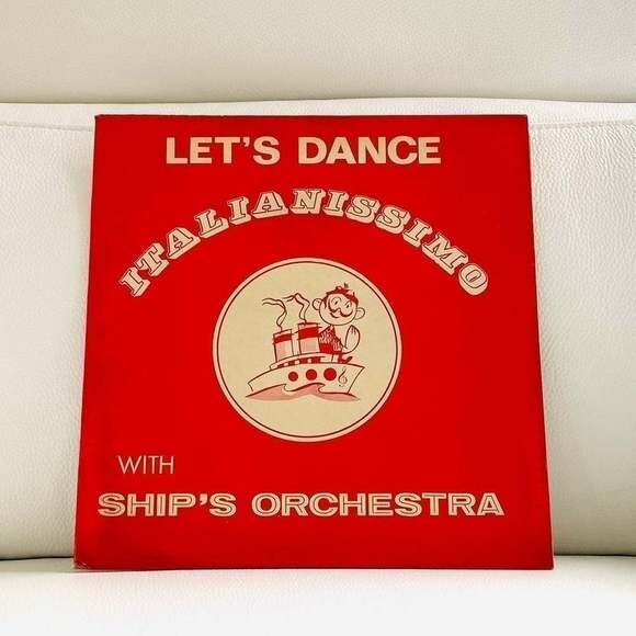 LP Ship's Orchestra - Let's Dance Italianissimo Vinyl Record