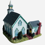 NIB Vintage Liberty Falls House Figurine PIONEER’S CHURCH Collectible Miniature