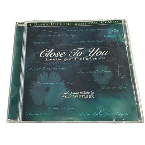 Rare CD Stan Whitmire - Close To You Love Songs of The Carpenters
