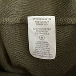 Cyrus Women's Khaki Green Long Blazer Cardigan M Open Front Hooded Duster VG