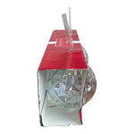 Winterberrie Lane Holiday Ornament Glasses Set of 2 17oz Iridescent Silver NIB